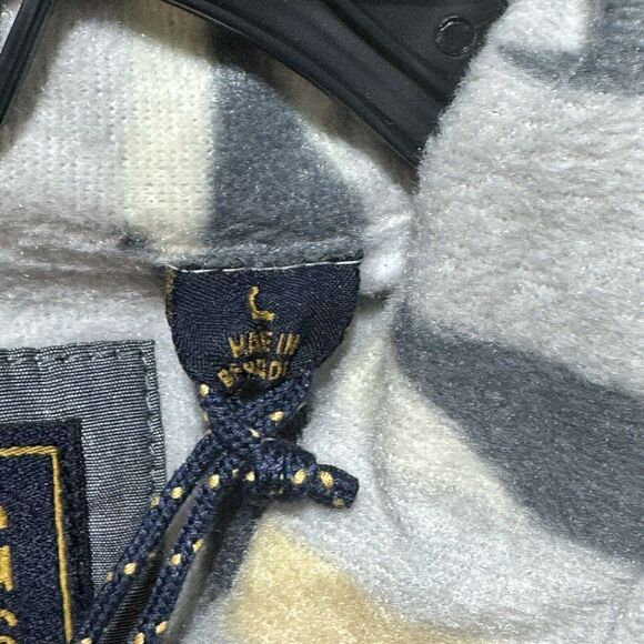 VTG 1946 Jacket NWT‎ Men's Large Gray Aztec Fleeece Full Zip Up Long Sleeve - Picture 7 of 12